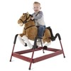 Toy Time Toy Time Plush Spring Rocking Horse Ride-On, Brown 686026HYA